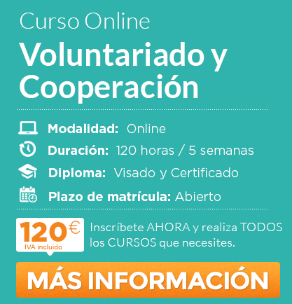 Curso de "Voluntariado y Cooperación" online