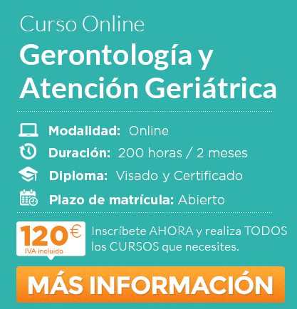 Curso de "Gerontología y Atención Geriátrica" online