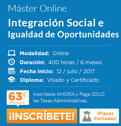 máster en Integración Social e Igualdad de Oportunidades