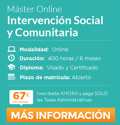 Máster en Intervención Social y Comunitaria online
